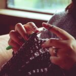 mailles en tricot