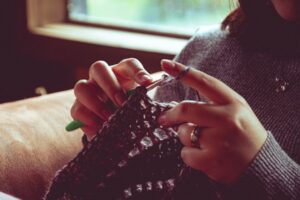 mailles en tricot