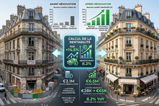 rentabilité immeuble